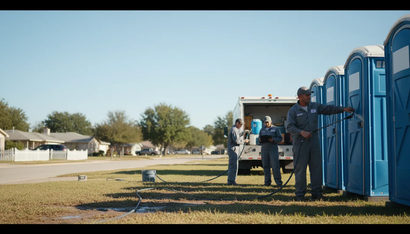 Long-Term Portable Toilet Rental in Town Creek, AL near me